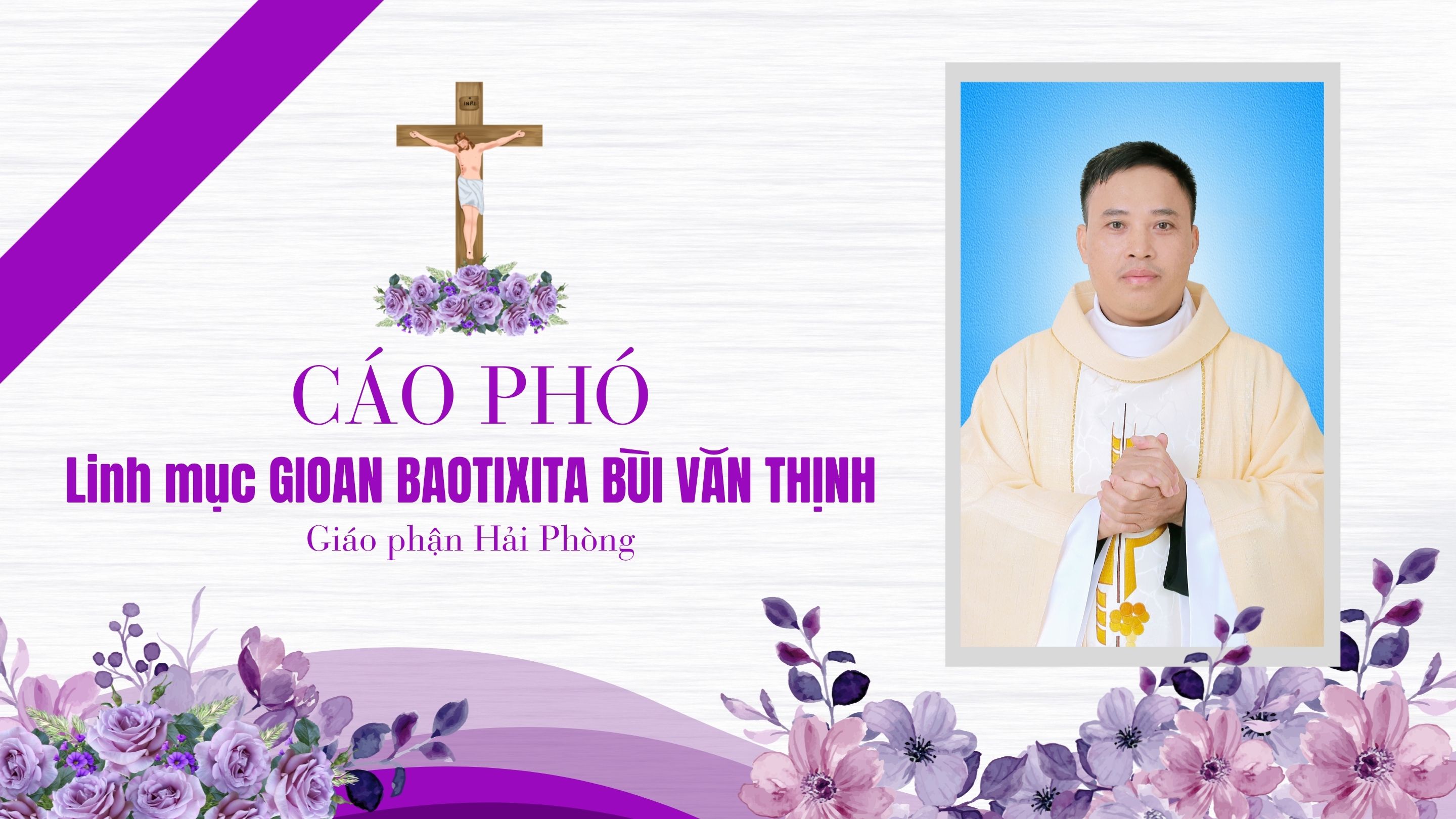 Cáo phó: Linh mục Gioan Baotixita Bùi Văn Thịnh